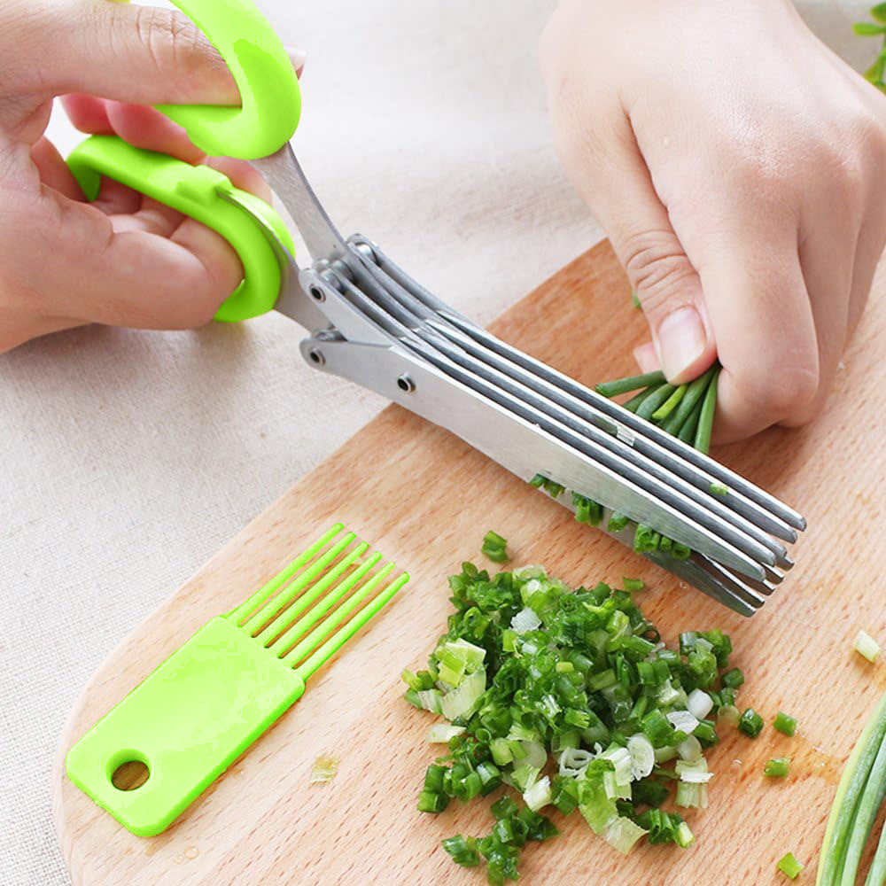 Kitchen Gadgets For Arthritic Hands - 1 Stuk Multifunctionele Roestvrijstalen 3/5-laags Keukenschaar