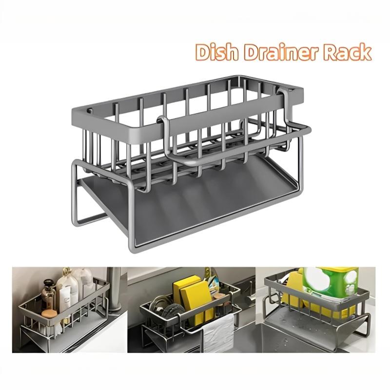 Kitchen Gadgets Storage Ideas - Sponshouder met handdoekhouder, keuken- en badkamerorganizer