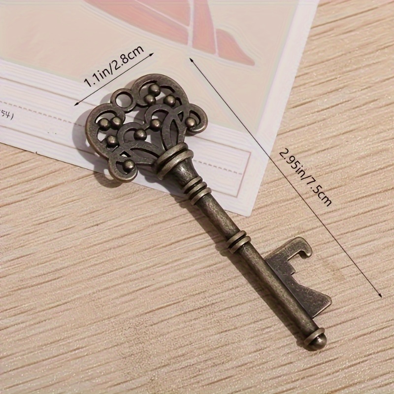 Kitchen Gadgets Vintage - 1pc, flesopener, vintage kroonsleutelvorm flesopener, geschikt