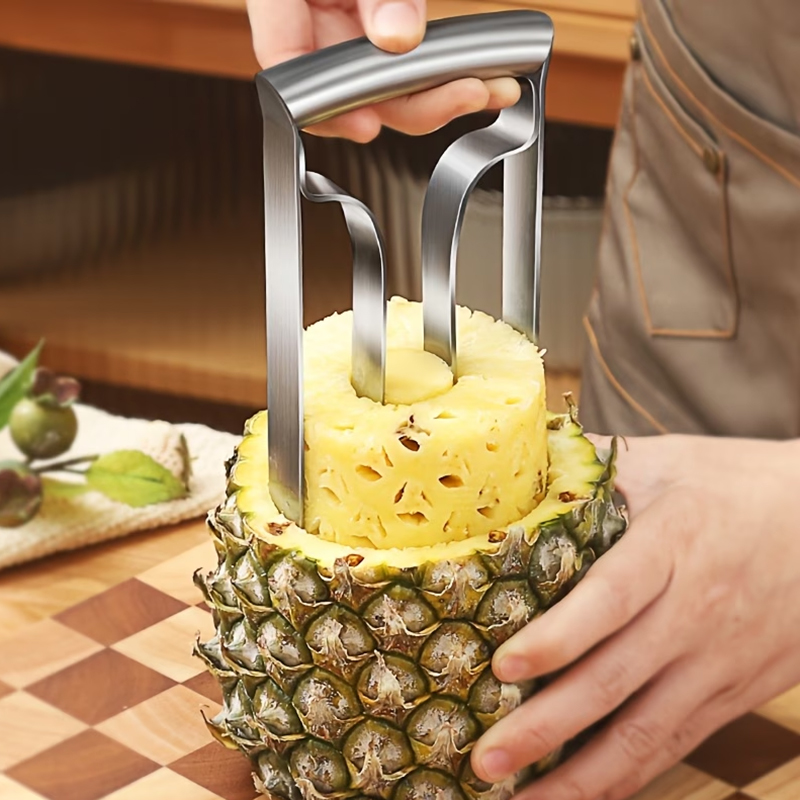 Kitchen Gadgets And Tools - Ananasschiller Ananasboor- en snijder Roestvrijstalen fruitsnijder