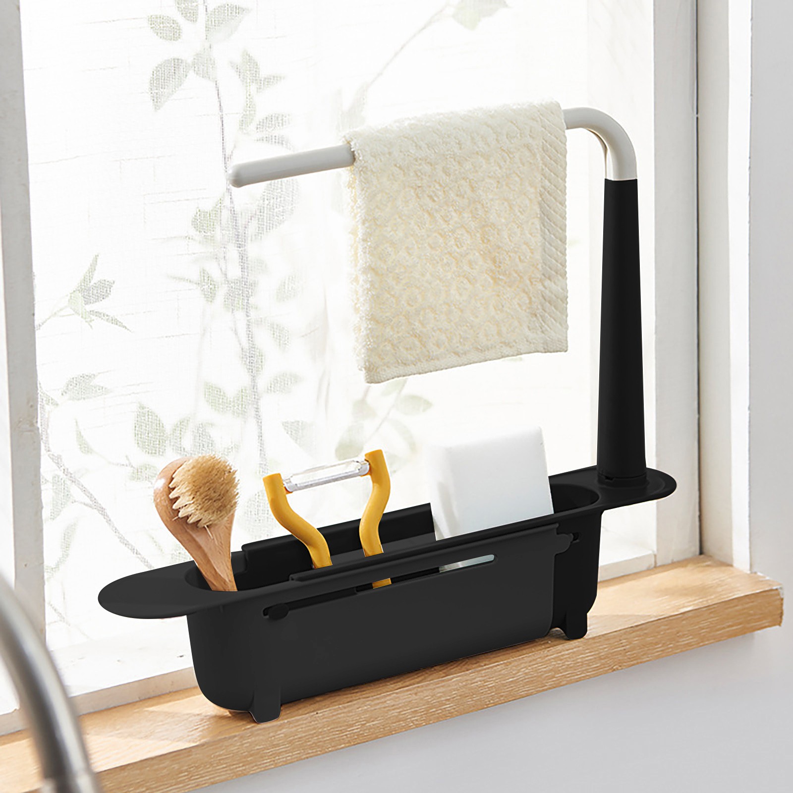 Kitchen Gadgets Storage Ideas - Elescopische Gootsteen Plank Afdruiprek Keuken Organizer