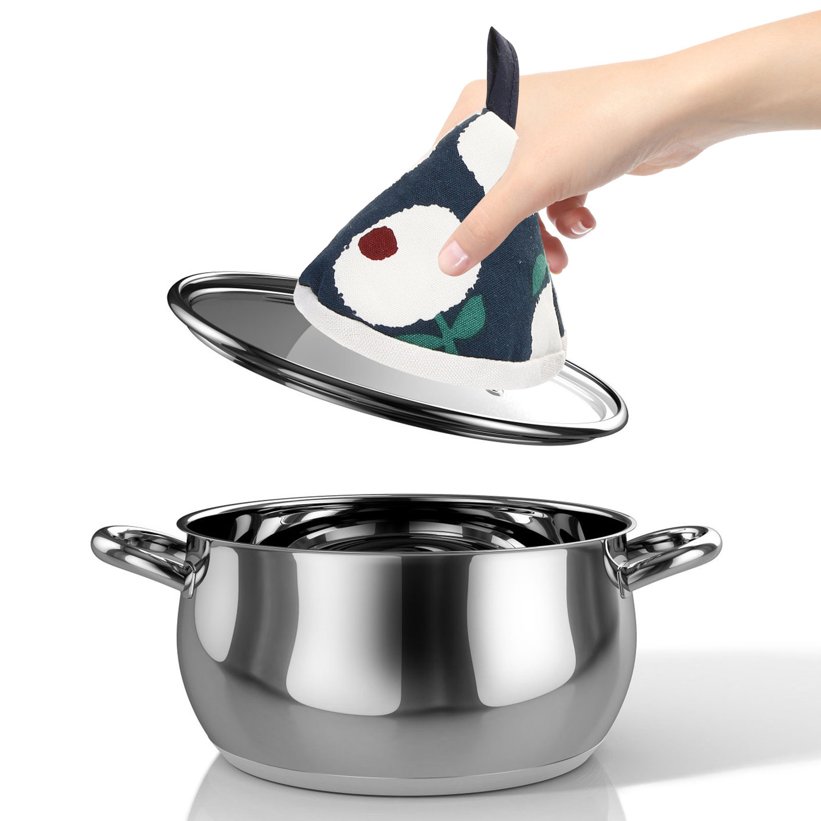 Kitchen Gadgets Ideas - 4-delige driehoekige dekselknoppen voor pannen, hittebestendige