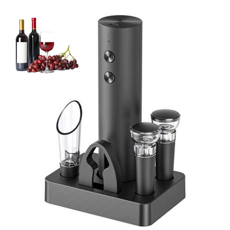 Electric Can Opener - Elektrische kurkentrekkerset Nieuwe Aanwinst Automatische rode