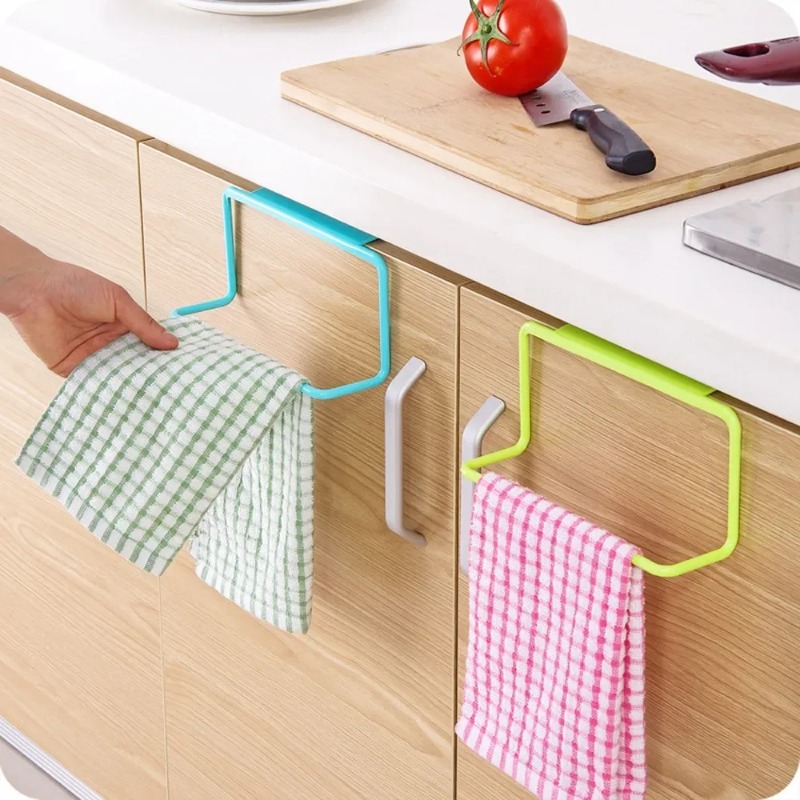Kitchen Gadgets Storage Ideas - 1PC Plastic Hangende Houder Handdoekenrek Multifunctionele