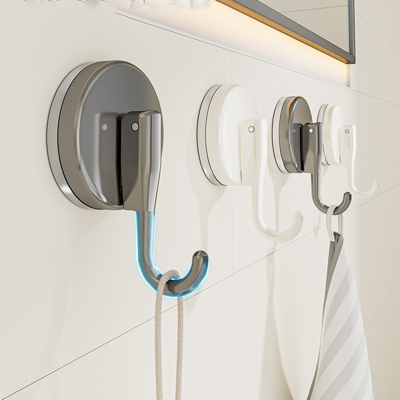 Kitchen Gadgets And Accessories - Zuignaphaken Ponsvrij Multifunctionele hangende sleutel Kledinghaak