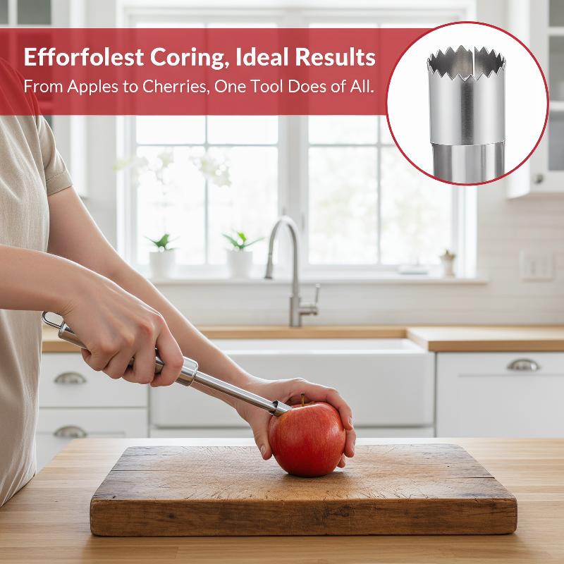 Kitchen Gadgets And Tools - 4 Stuks Fruit Core Remover Cutter