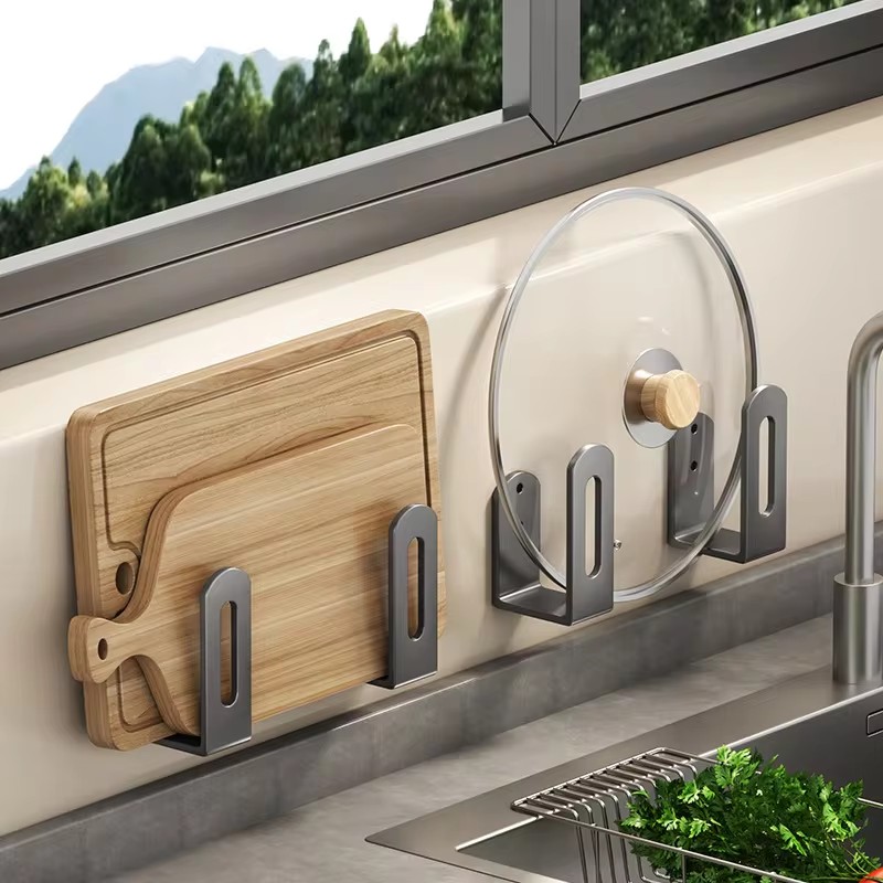 Kitchen Gadgets Storage Ideas - 2 stks/set Pot Deksel Rek Pot