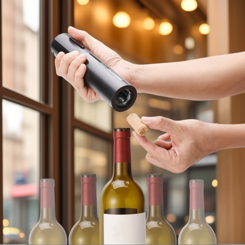 Kitchen Gadgets And Accessories - Elektrische flesopener voor rode wijn Foliesnijder