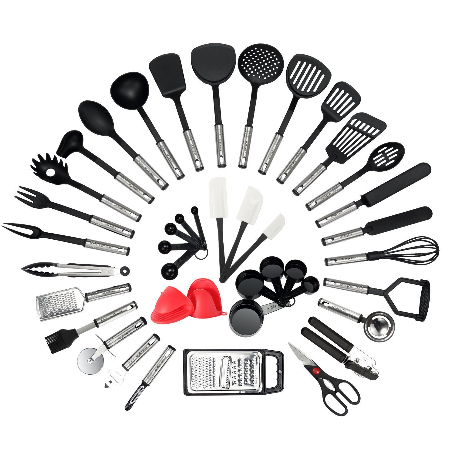 Kitchen Gadgets And Accessories - Hete Aanbieding 42-delige Anti-aanbakset Hittebestendige Nylon