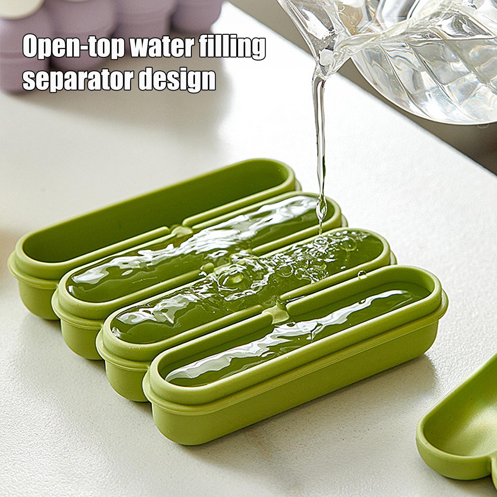 Kitchen Gadgets Home Party - Rechthoekige ijsvorm keuken gadget siliconen ijsstokjesmaker