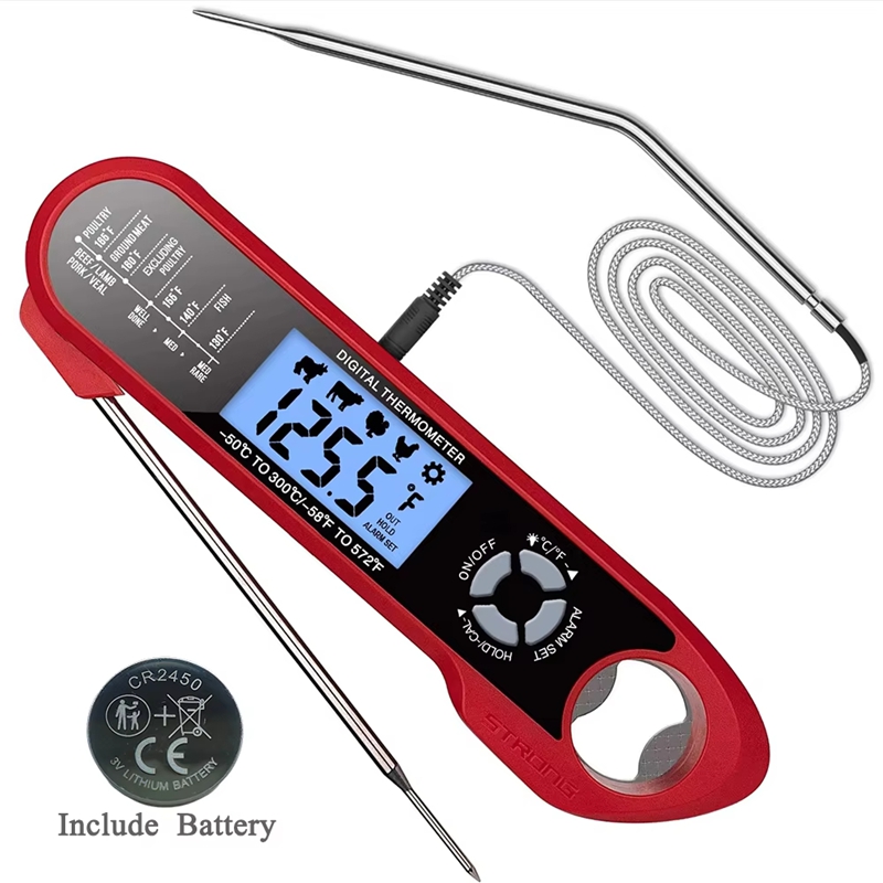 Kitchen Gadgets For Arthritic Hands - Vleesthermometer Digitale keukenthermometer met dubbele sonde