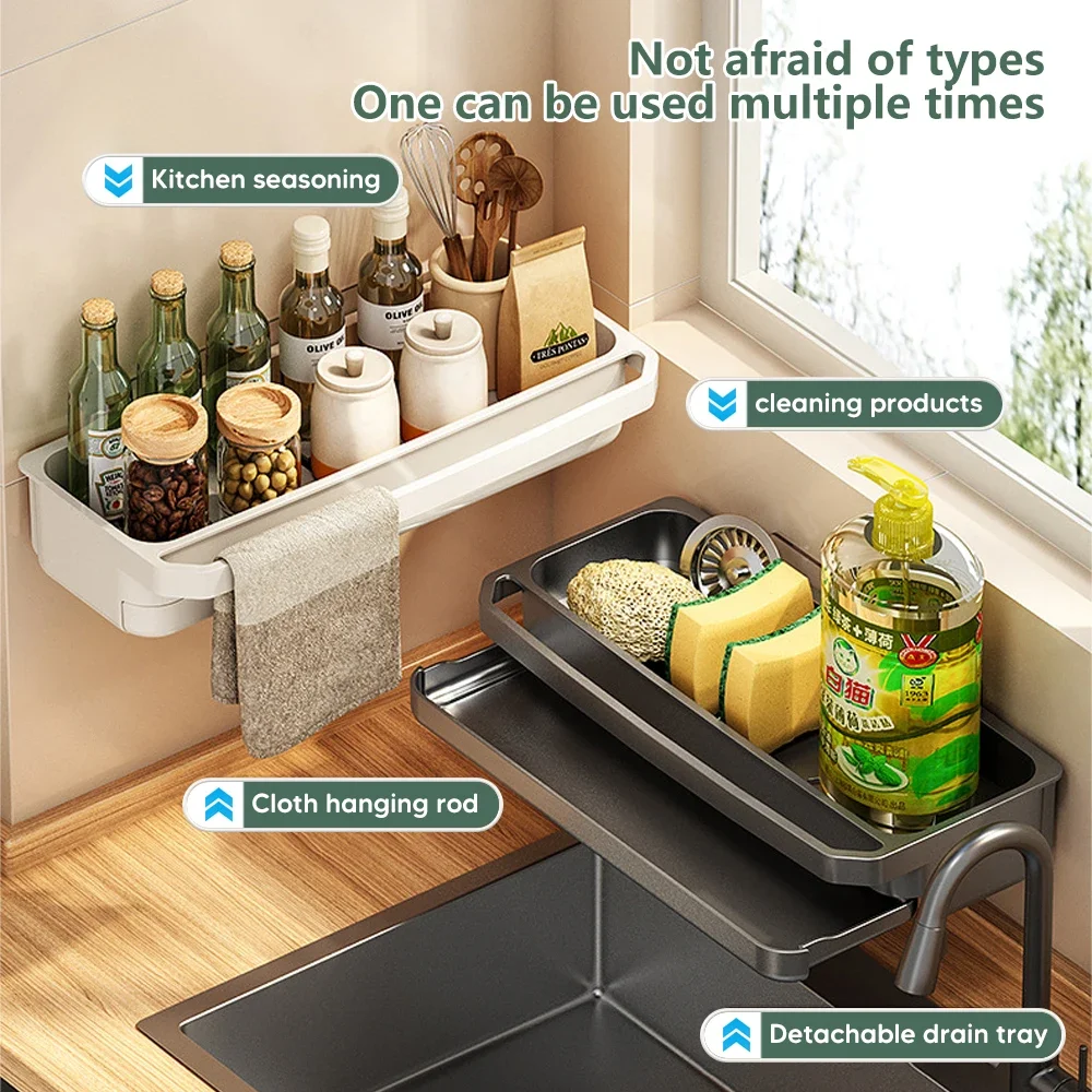 Aanrecht Organisator Afvoerrek - Kitchen Gadgets Storage Ideas recensie en prijs