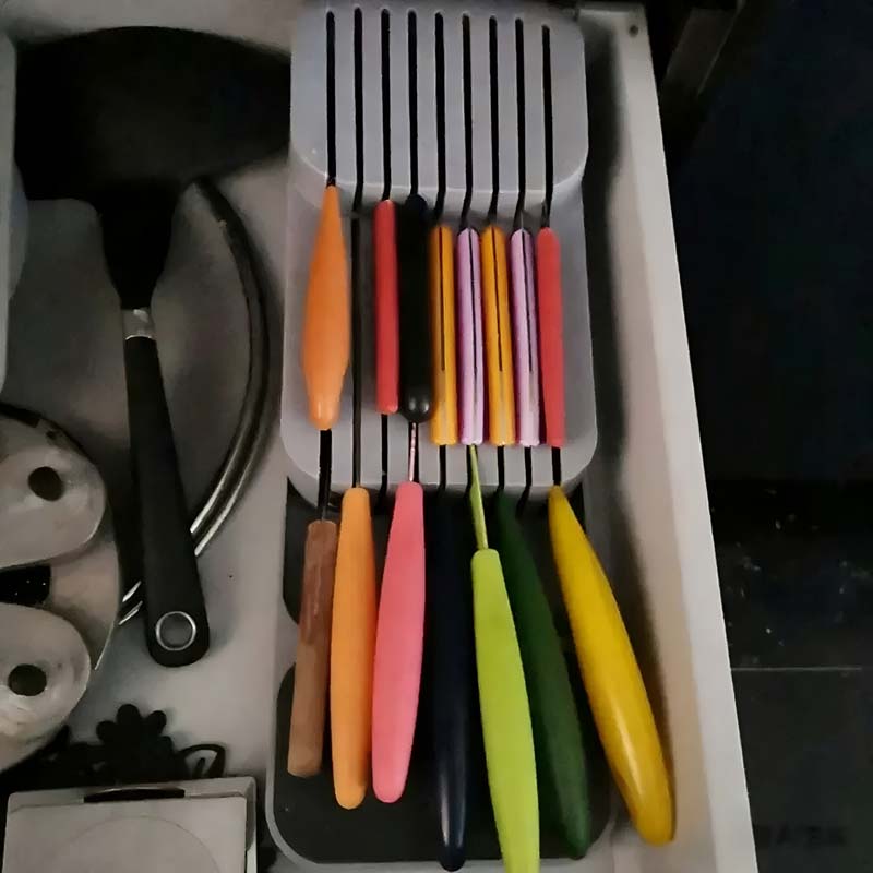 Praktische opbergdoos voor mes - Kitchen Gadgets Storage Ideas recensie en prijs