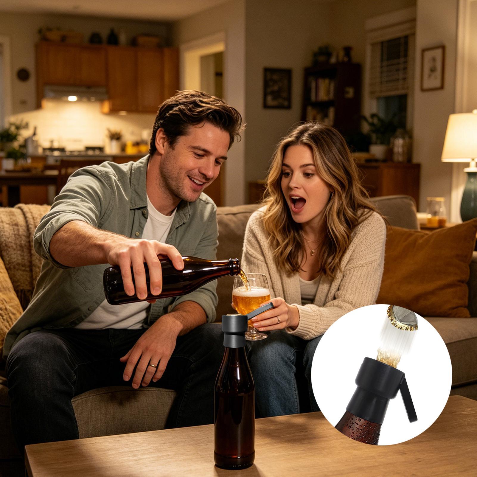Grappige flesopener, druk op d - Kitchen Gadgets Home Party recensie en prijs
