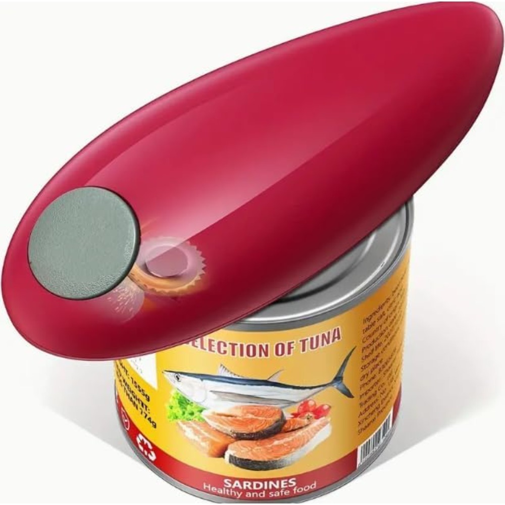 1Pc Rode Elektrische Blikopene - Electric Can Opener recensie en prijs