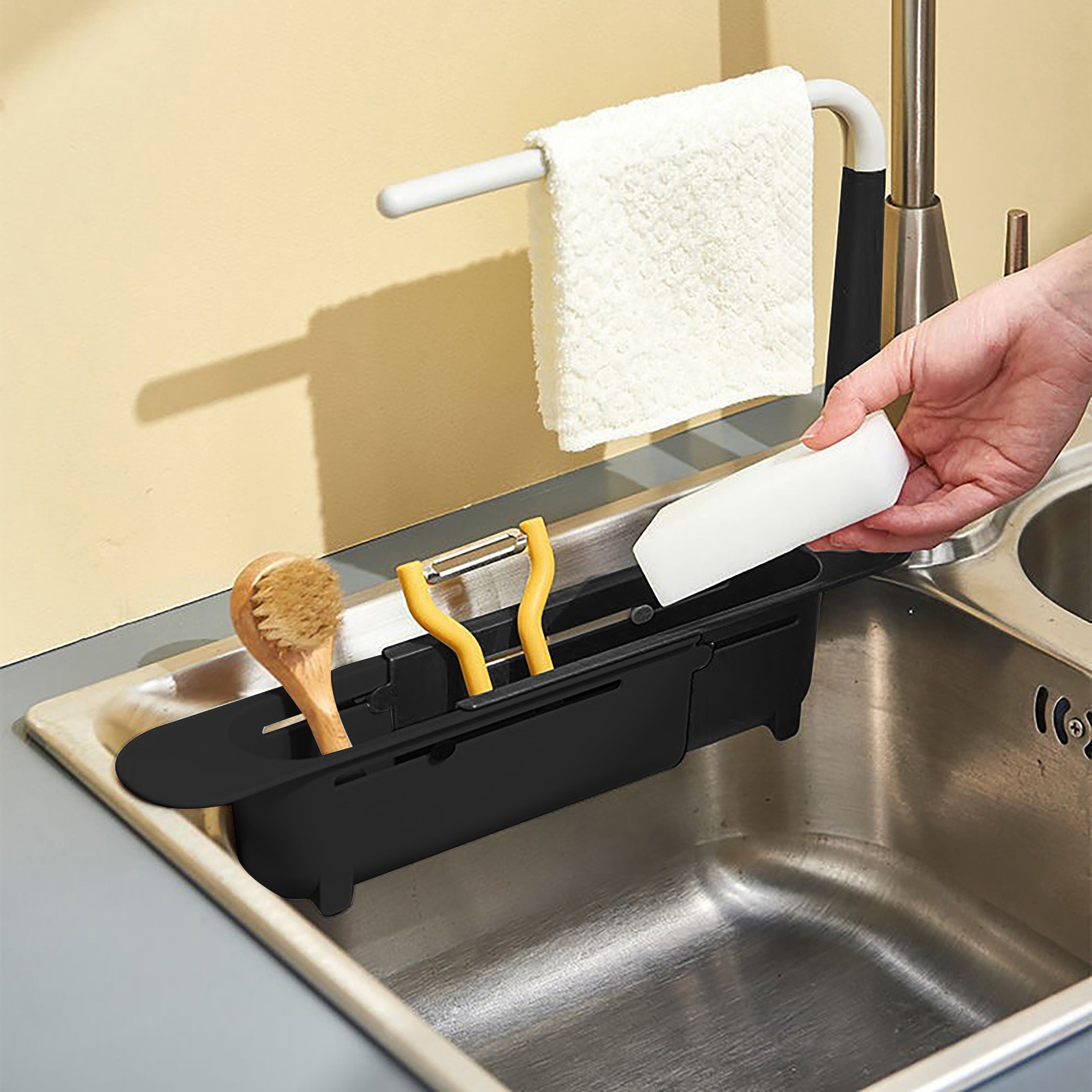 Elescopische Gootsteen Plank A - Kitchen Gadgets Storage Ideas recensie en prijs