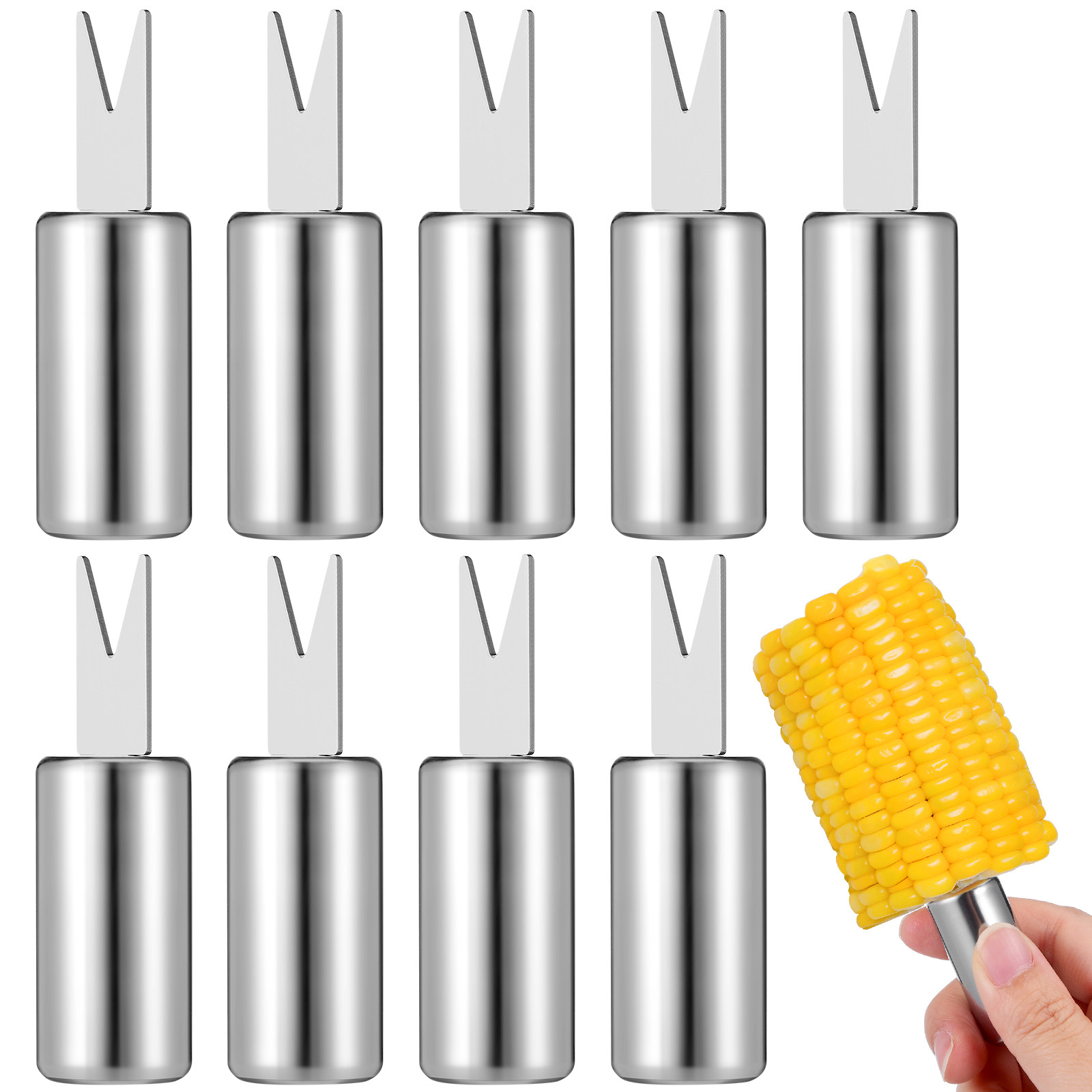 10 stuks roestvrijstalen maïsv - Kitchen Gadgets Home Party recensie en prijs