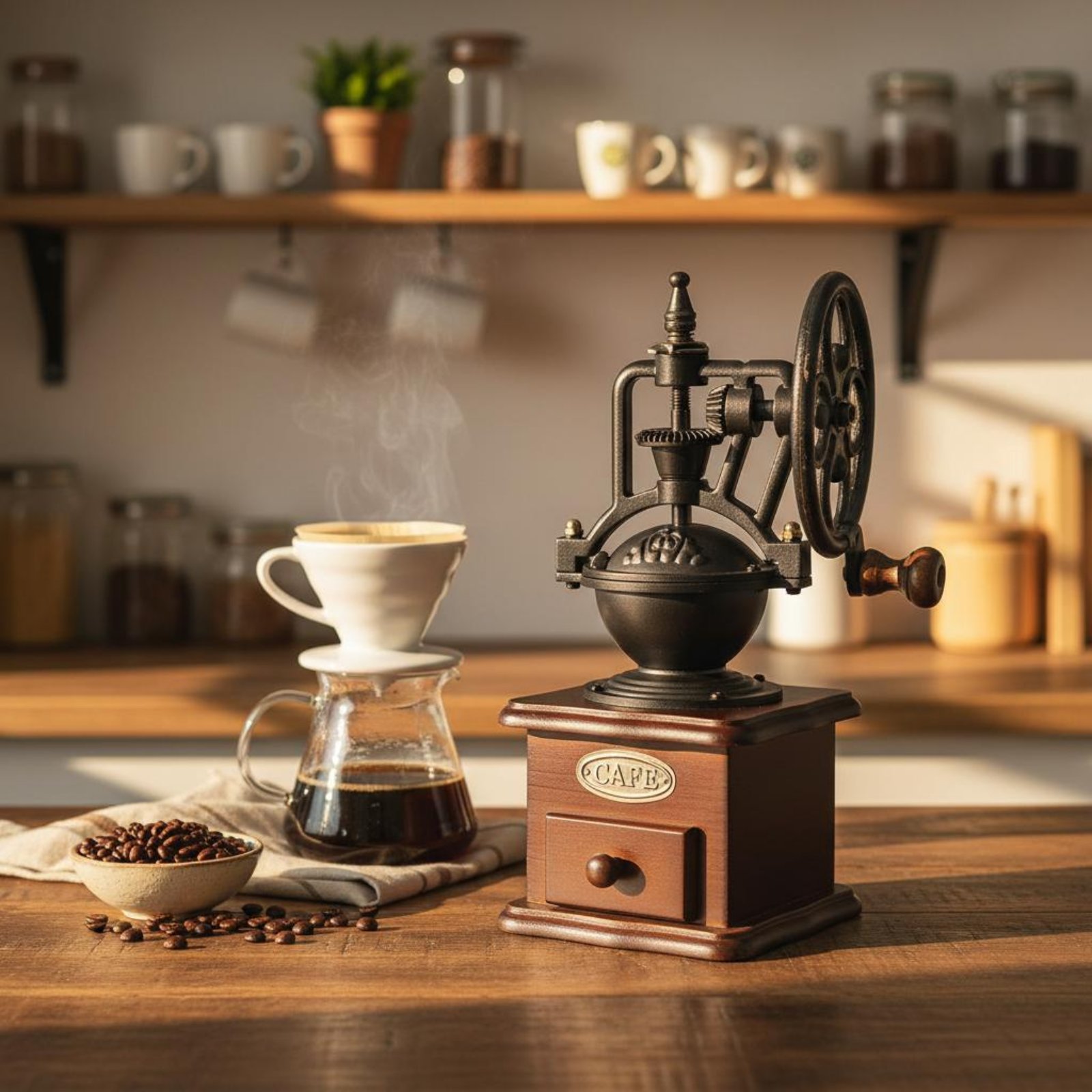 Handmatige amusementswiel koff - Kitchen Gadgets Vintage recensie en prijs