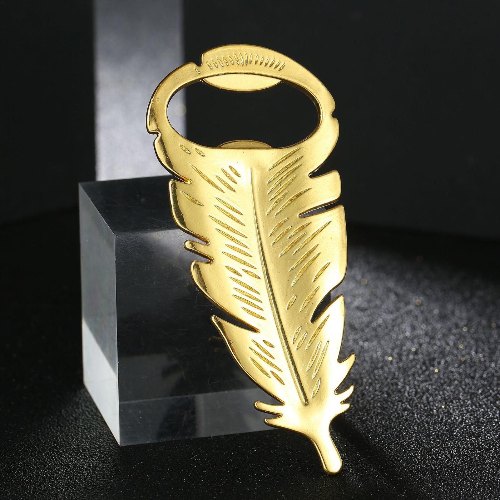 Bierflesopener Gouden FeatherS - Kitchen Gadgets Home Party recensie en prijs
