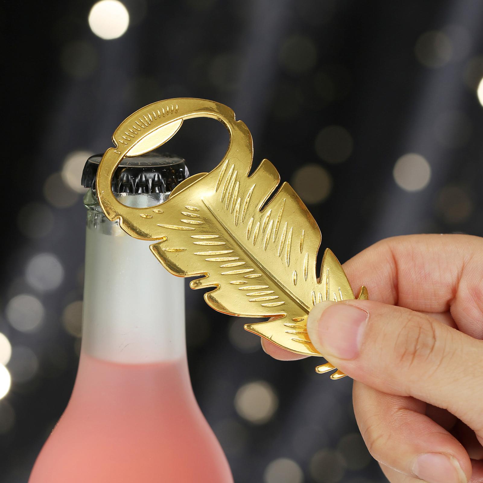 Bierflesopener Gouden FeatherS - Kitchen Gadgets Home Party recensie en prijs