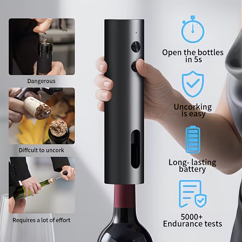 Elektrische kurkentrekkerset N - Electric Can Opener recensie en prijs