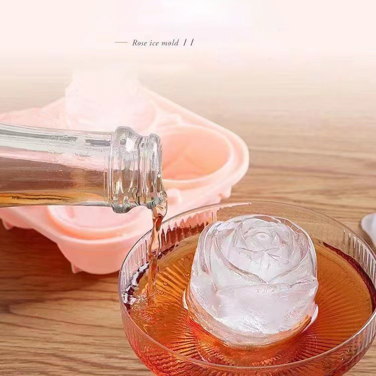 3D Rose Ice Mallen 4 Gaten Ijs - Kitchen Gadgets And Accessories recensie en prijs