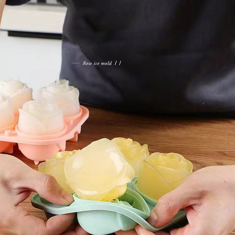 3D Rose Ice Mallen 4 Gaten Ijs - Kitchen Gadgets And Accessories recensie en prijs