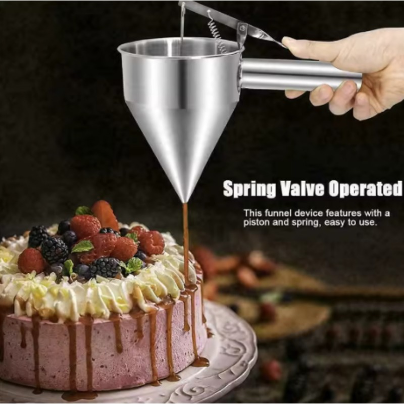 600/1200ML RVS vloeistof trech - Kitchen Gadgets For Arthritic Hands recensie en prijs