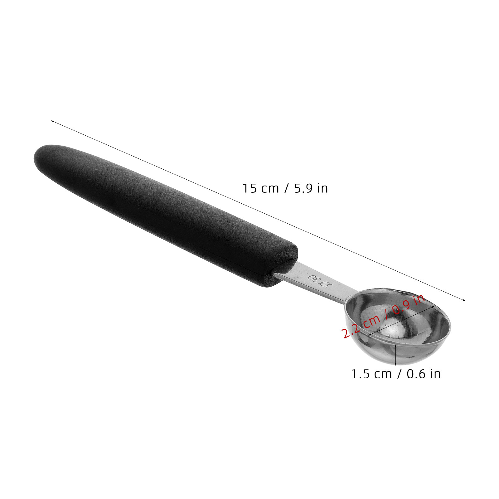 Meloenbolletjeslepel RVS 30mm  - Kitchen Gadgets And Tools recensie en prijs