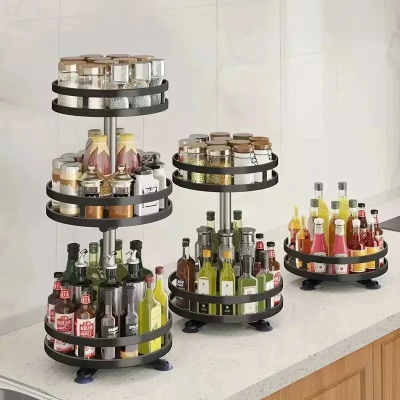 360 ° Draaibare kruidenopbergt - Kitchen Gadgets Storage Ideas recensie en prijs