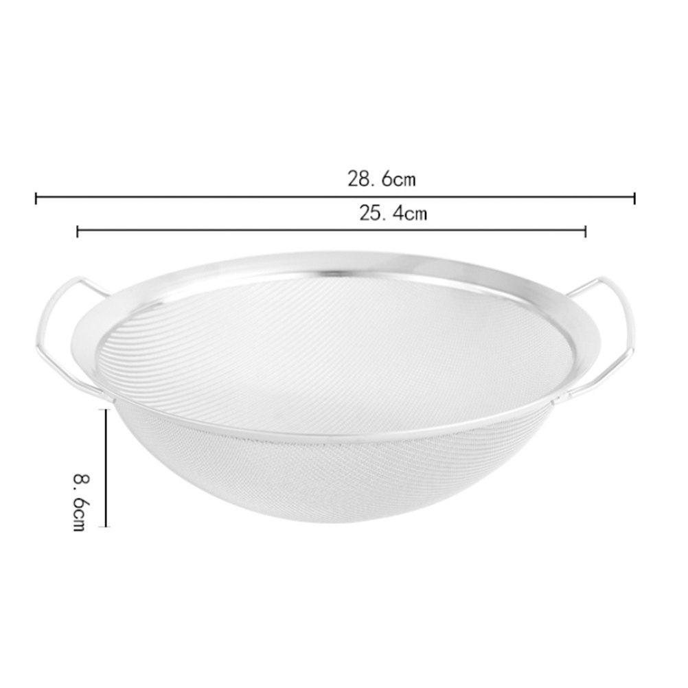 1 Stuks RVS Zeef 25Cm Dubbele  - Kitchen Gadgets Rice Filter recensie en prijs