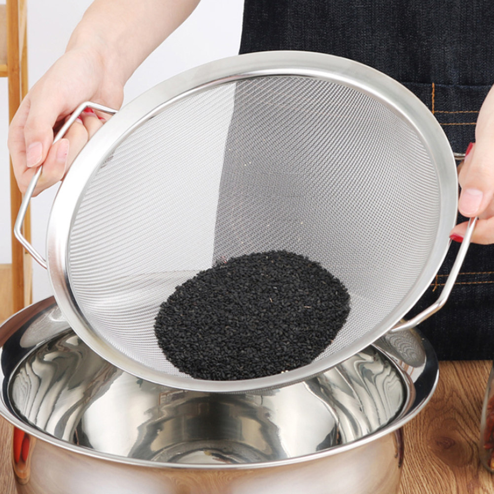 1 Stuks RVS Zeef 25Cm Dubbele  - Kitchen Gadgets Rice Filter recensie en prijs