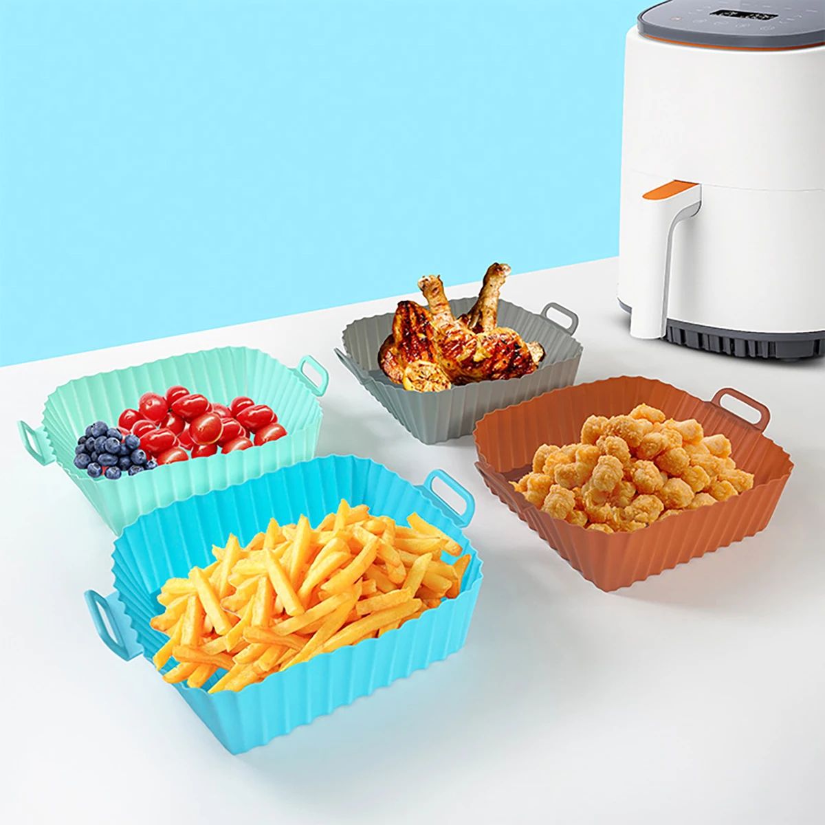 Siliconen Friteusevorm Luchtfr - Air Fryer Accessories recensie en prijs