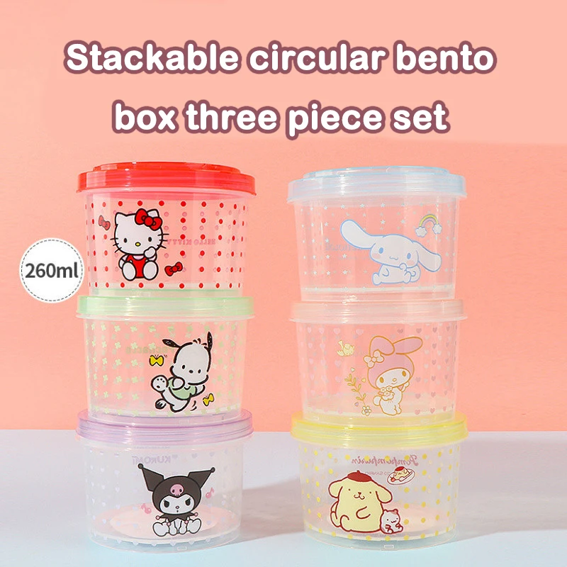 Kitty Bento Box Set 3-delig, s - Kitchen Gadgets Storage Ideas recensie en prijs