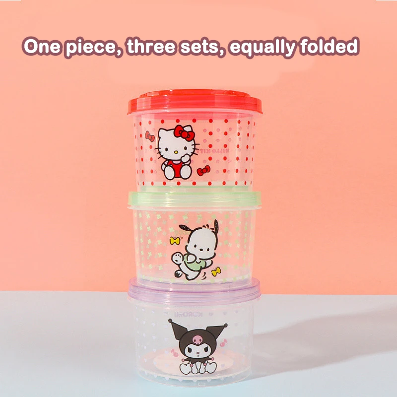 Kitty Bento Box Set 3-delig, s - Kitchen Gadgets Storage Ideas recensie en prijs